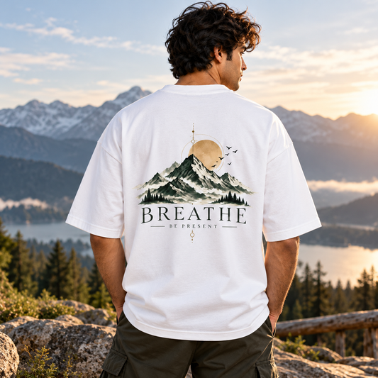 BREATHE - Heavyweight Unisex Terry Oversized Tee