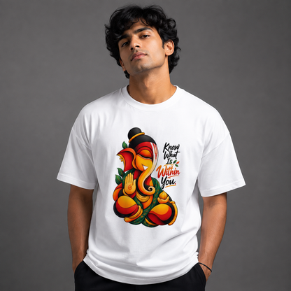 Cute Ganesha -Unisex Stretch T-shirt - Divine