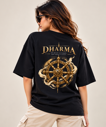 DHARMA - Heavyweight Unisex Terry Oversized Tee