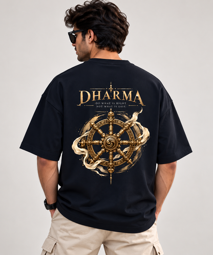 DHARMA - Heavyweight Unisex Terry Oversized Tee
