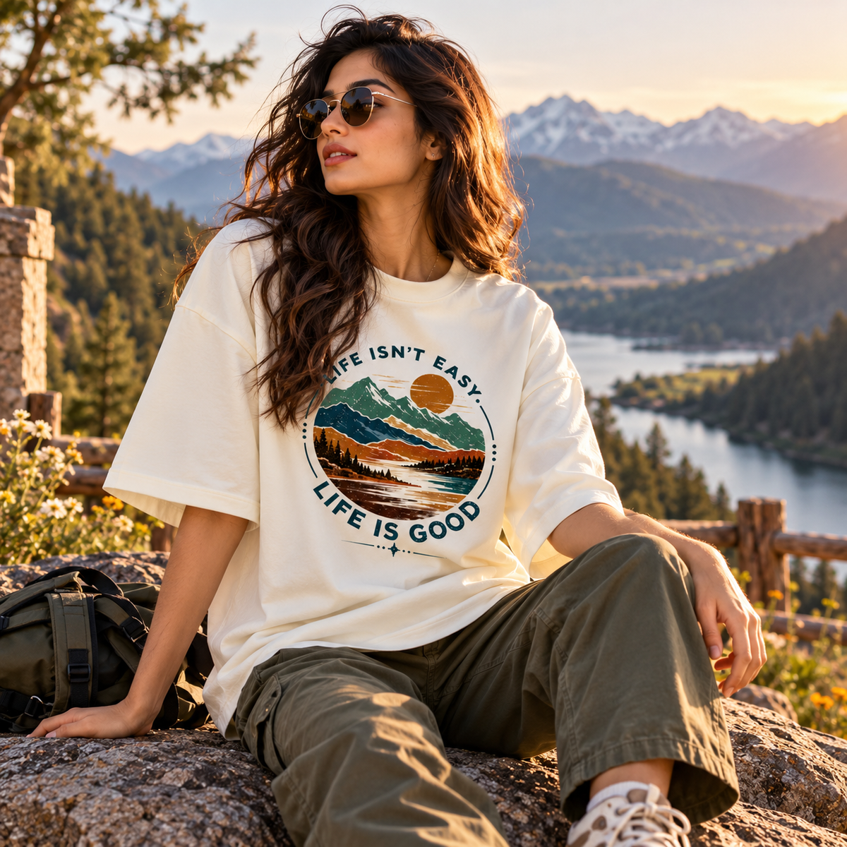 GOOD Life - Unisex Terry Oversized Tee