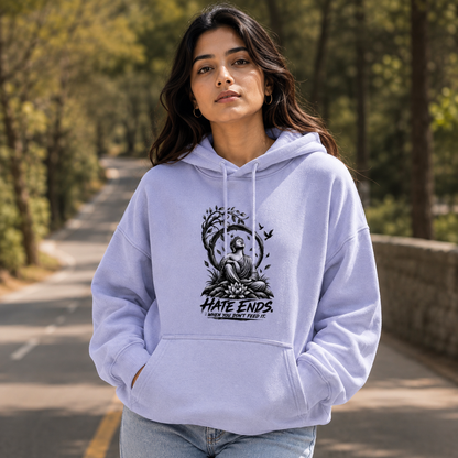 Hate Ends-Unisex Oversized Hoodie