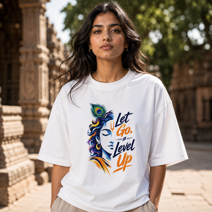 Let go - Unisex oversized classic T-shirt - Divine