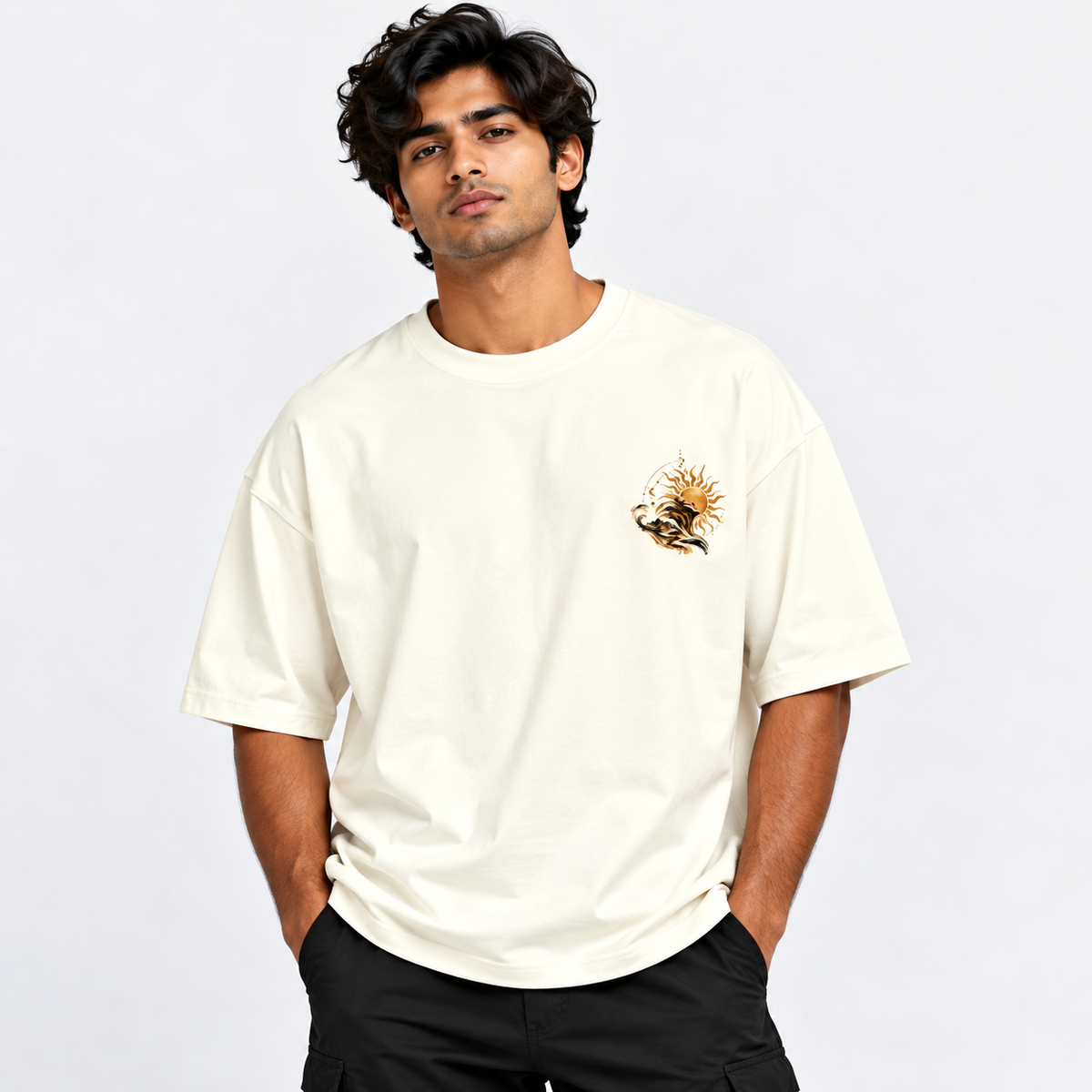 Sun within - Heavyweight Unisex Terry Oversized Tee