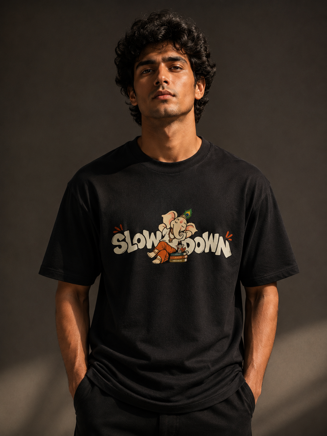 SLOW DOWN - Unisex Stretch T-shirt