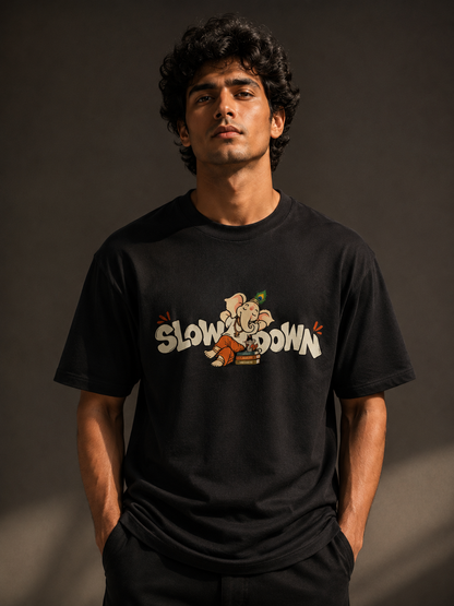 SLOW DOWN - Unisex Stretch T-shirt