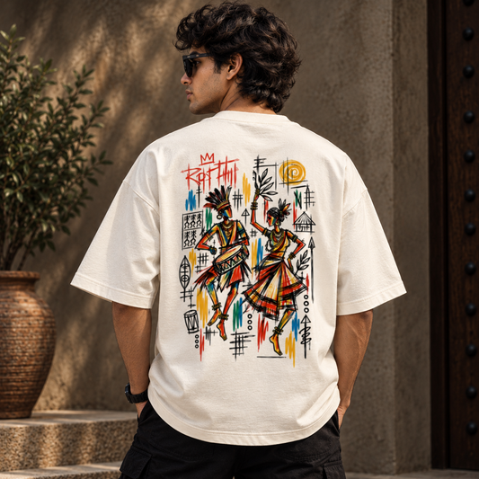 Move Different-Unisex Terry Oversized Tee - Heritage