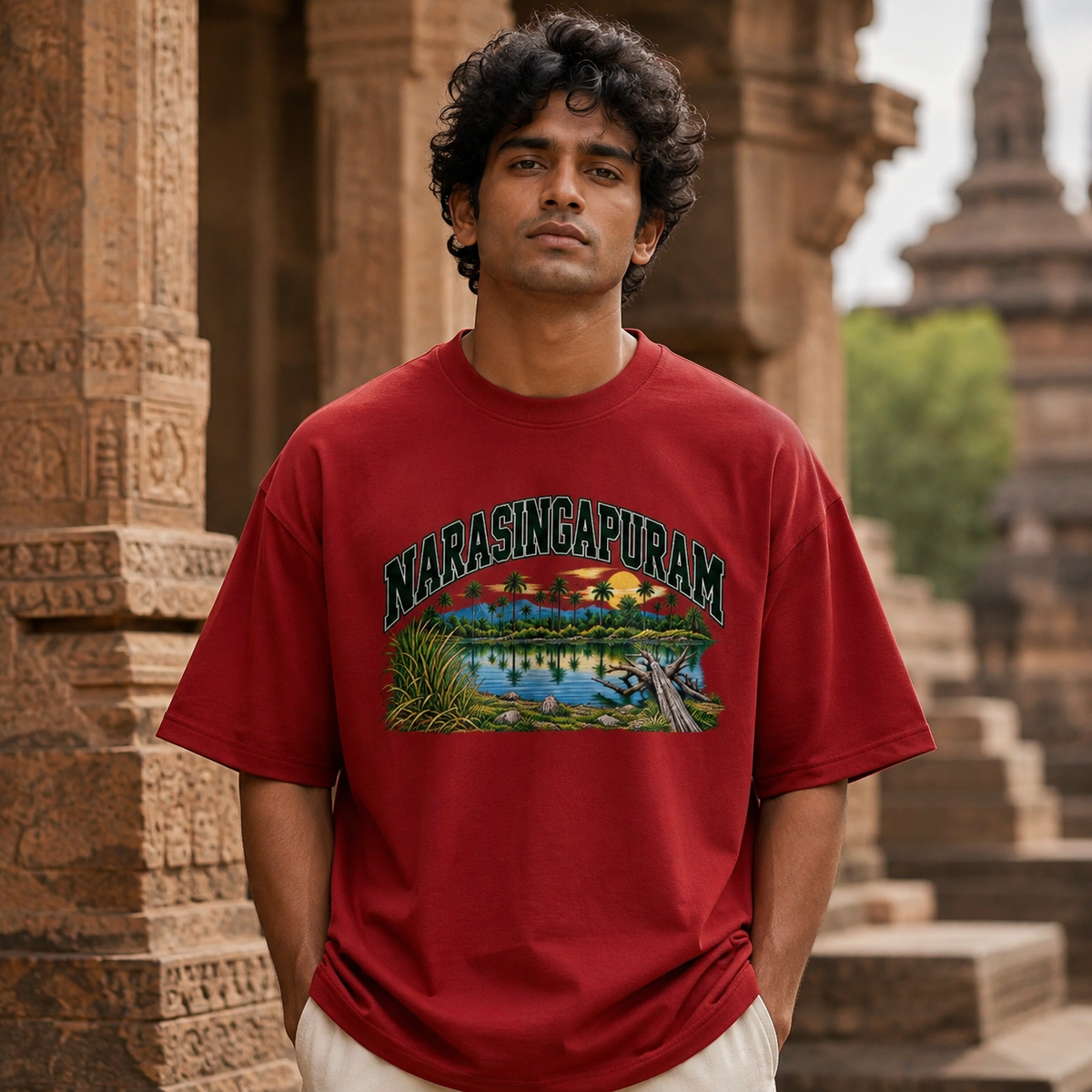 Narasingapuram - Unisex oversized fit - Divine
