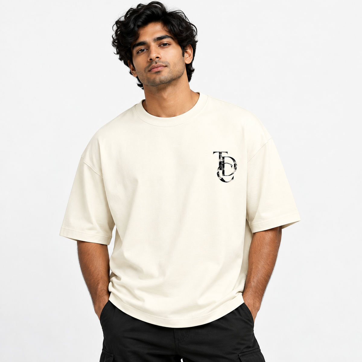 DISCIPLINE - Heavyweight Unisex Terry Oversized Tee