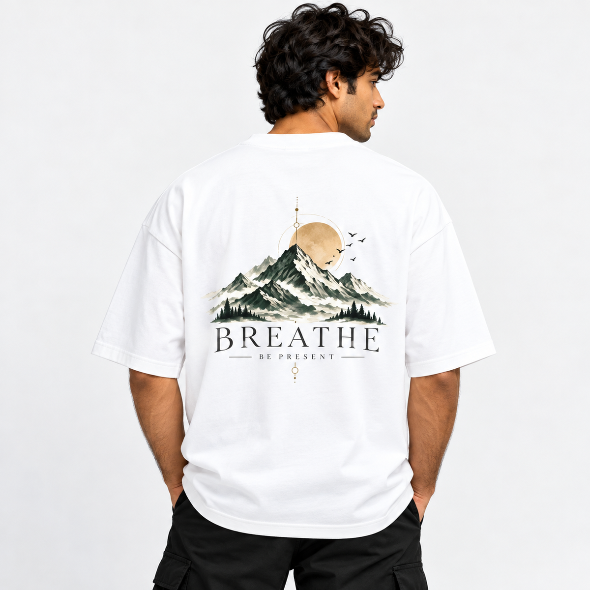 BREATHE - Heavyweight Unisex Terry Oversized Tee