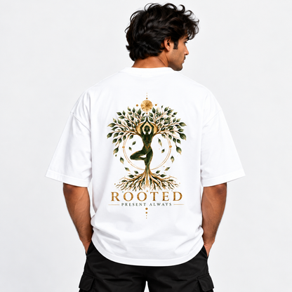 ROOTED - Heavyweight Unisex Terry Oversized Tee