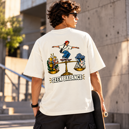Seek - Unisex Terry Oversized Tee