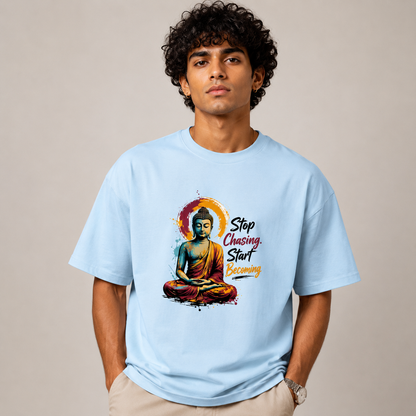 Stop Chasing-Unisex Stretch T-shirt - Divine