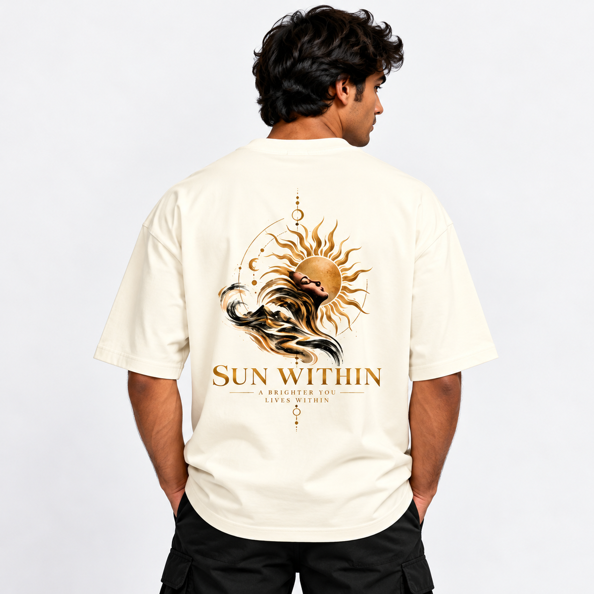 Sun within - Heavyweight Unisex Terry Oversized Tee