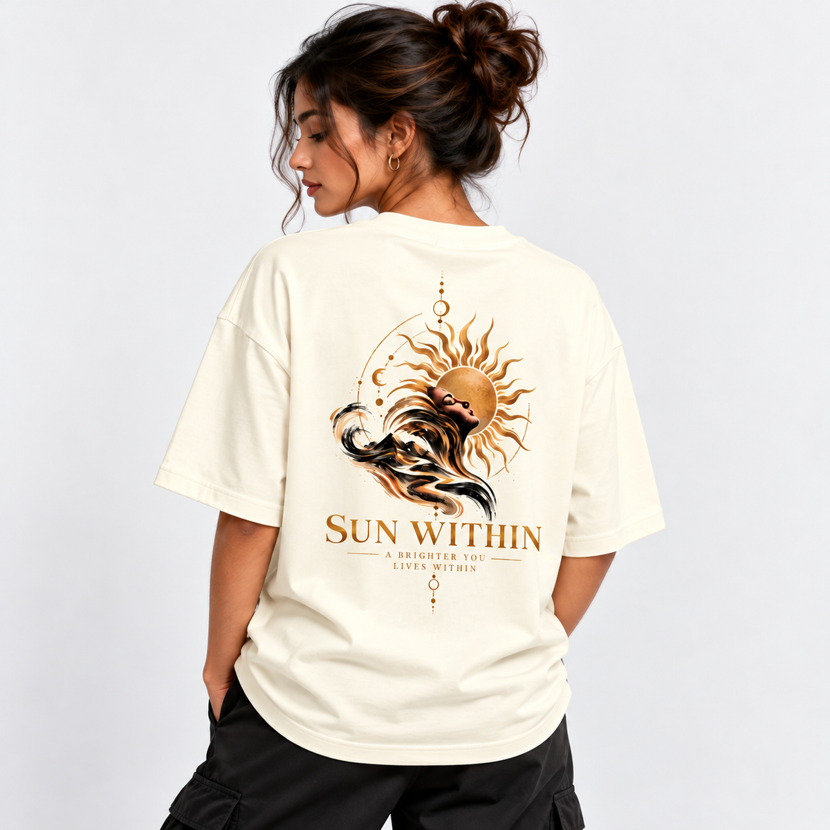 Sun within - Heavyweight Unisex Terry Oversized Tee