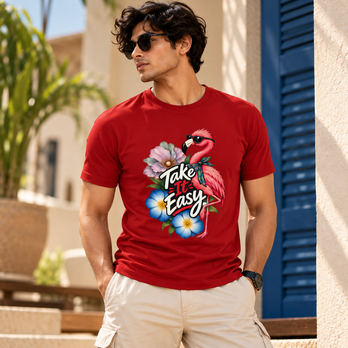 TAKE IT EASY - Unisex Stretch T-shirt