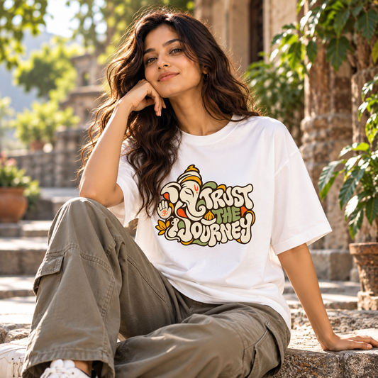TRUST - Heavyweight Unisex Terry Oversized Tee