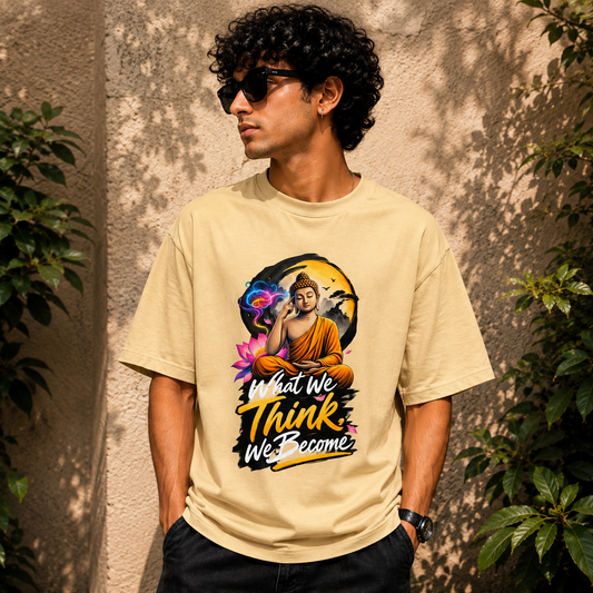 Think - Unisex Oversized Standard T-Shirt- Divine