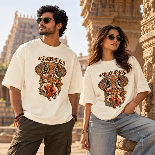 VEERAGASE - Heavyweight Unisex Terry Oversized Tee