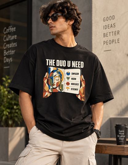 Duo Unisex Terry Oversized Tee