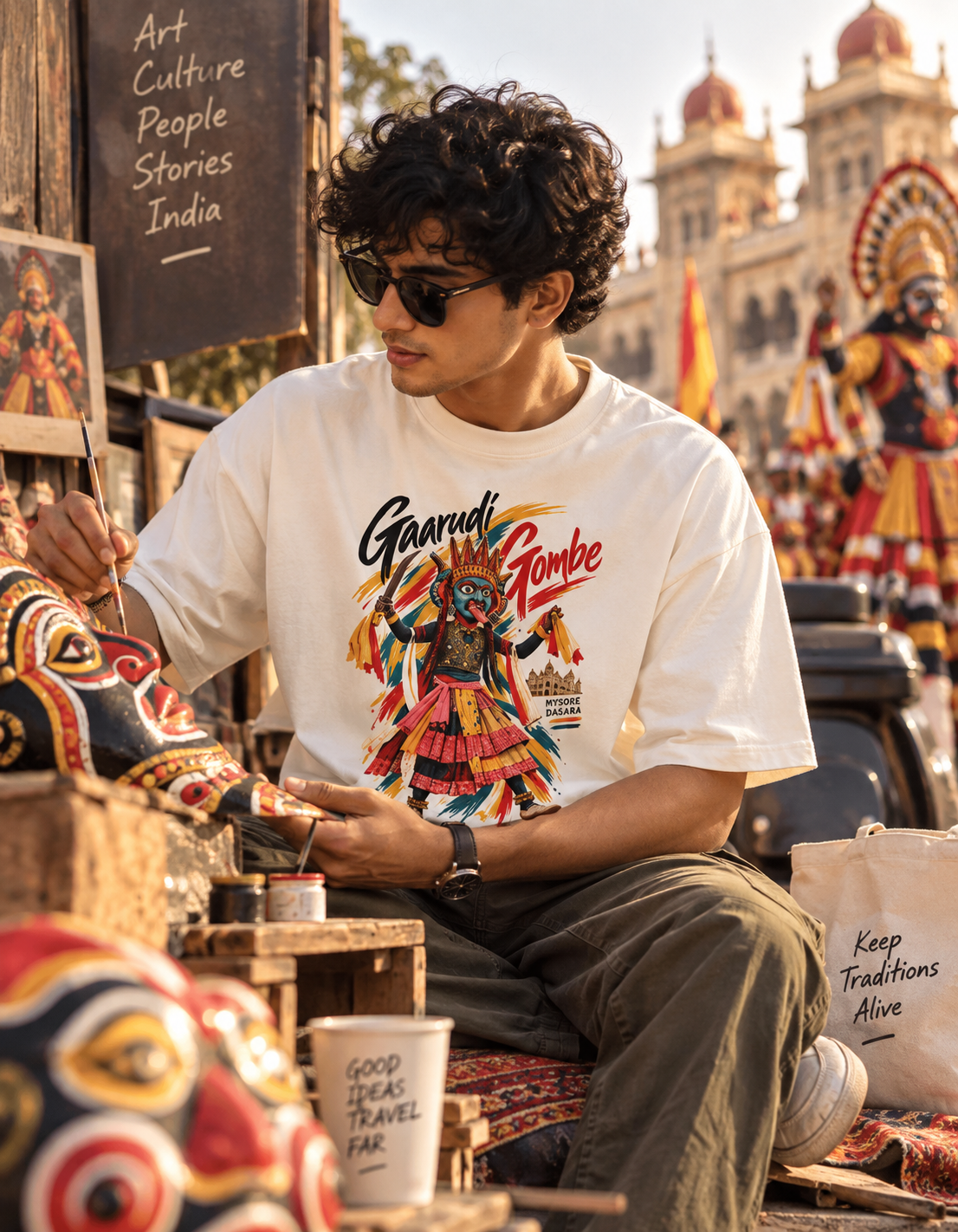 Gombe - Unisex Terry Oversized Tee - Heritage collection